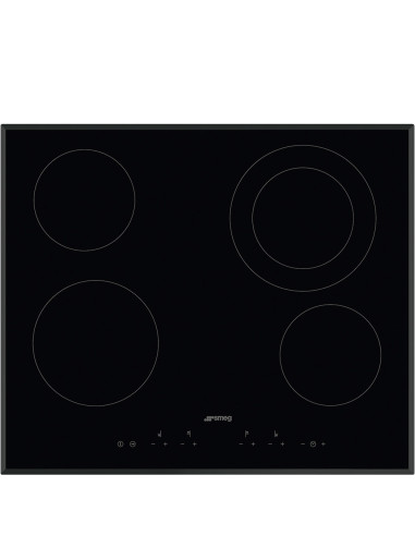Smeg Universal SE364ETB kookplaat Zwart Ingebouwd 60 cm Keramisch 4 zone(s)
