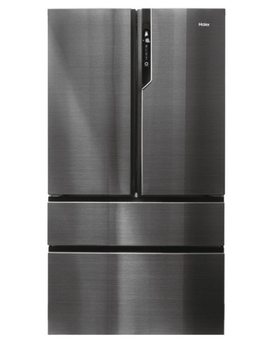 Haier FD 100 Serie 7 HB26FSNAAA amerikaanse koelkast Vrijstaand 750 l E Zwart