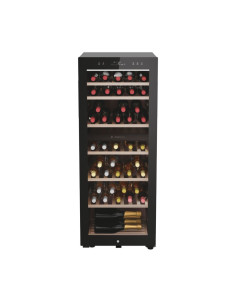 Haier Wine Bank 50 Serie 7 HWS77GDAU1 Refroidisseur de vin compresseur Autoportante Noir 77 bouteille(s)