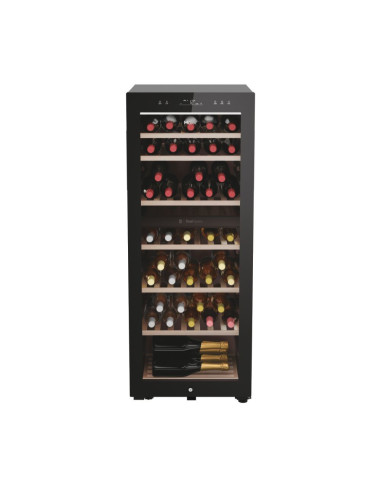 Haier Wine Bank 50 Serie 7 HWS77GDAU1 Compressorwijnkoeler Vrijstaand Zwart 77 fles(sen)