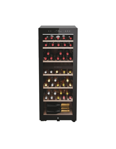 Haier Wine Bank 50 Serie 7 HWS77GDAU1 Refroidisseur de vin compresseur Autoportante Noir 77 bouteille(s)