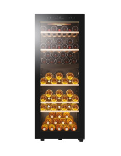 Haier Wine Bank 50 Serie 5 HWS79GDG Compressorwijnkoeler Vrijstaand Zwart 77 fles(sen)