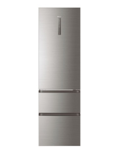 Haier 3D 60 Serie 3 A3FE837CHJ koel-vriescombinatie Vrijstaand 371 l D Zilver