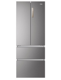 Haier HB17FPAAA frigo américain Autoportante 446 L E Platine, Acier inoxydable