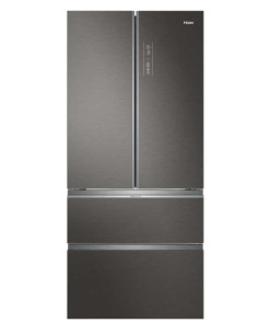Haier FD 83 Serie 7 HB18FGSAAA amerikaanse koelkast Vrijstaand 539 l E Zilver, Titanium