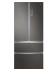 Haier FD 83 Serie 7 HB18FGSAAA frigo américain Autoportante 539 L E Argent, Titane