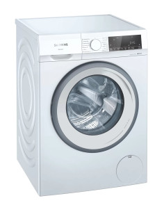 Siemens iQ500 WN34A100EU machine à laver avec sèche linge Autoportante Charge avant Blanc E
