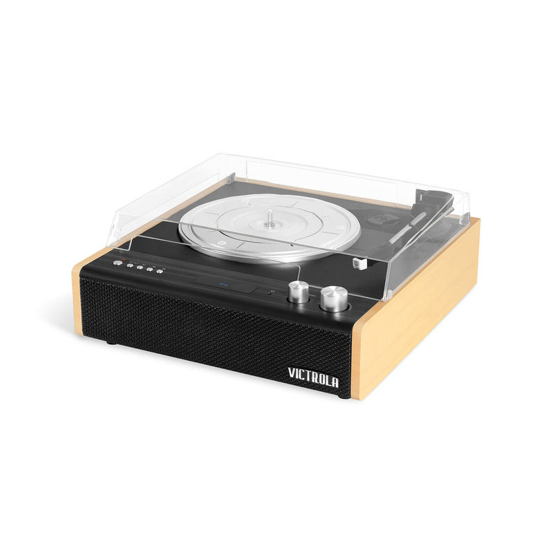 Victrola VTA-72-BAM platine Tourne-disque entraîné par courroie Bambou