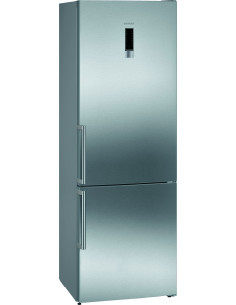 Siemens iQ300 KG49NXIEP réfrigérateur-congélateur Autoportante 438 L E Acier inoxydable