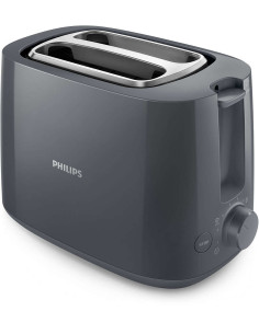 Philips Daily Collection HD2581 10 broodrooster 2 snede(n) 900 W Grijs