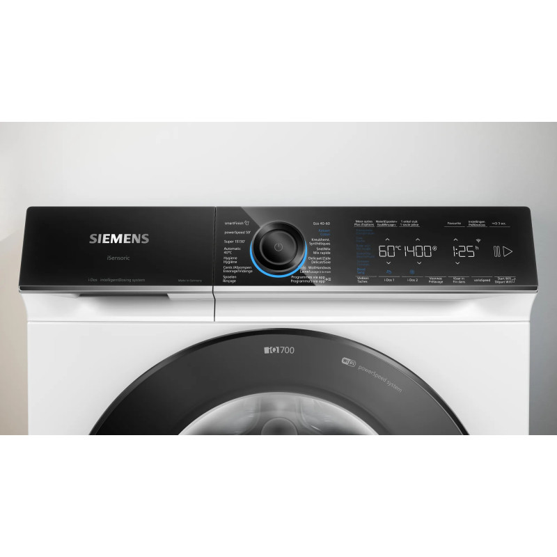 Siemens iQ700 WG44B2A4FG wasmachine Voorbelading 9 kg 1400 RPM A Wit