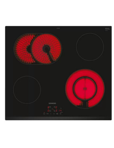 Siemens iQ300 TAQUE ET631BNB1E Noir Intégré 60 cm Céramique 4 zone(s)