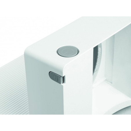 Fritel SL 3080 trancheuse Electrique 120 W Blanc Plastique, Acier inoxydable