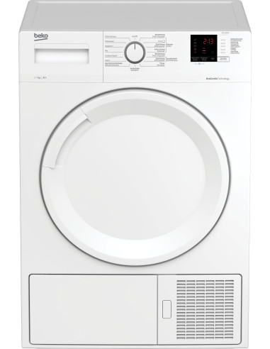 Beko DF7330PX0 sèche-linge Pose libre Charge avant 7 kg A+ Blanc