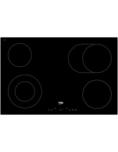 Beko HIC84401 kookplaat Zwart Ingebouwd 80 cm Spiraal-kookplaat 4 zone(s)
