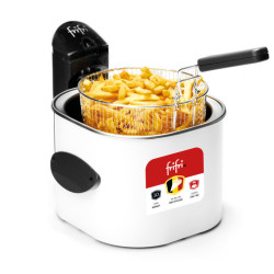 Frifri 1528 friteuse Enkel 4 l Vrijstaand 3200 W Frituurpan Grijs, Wit 2