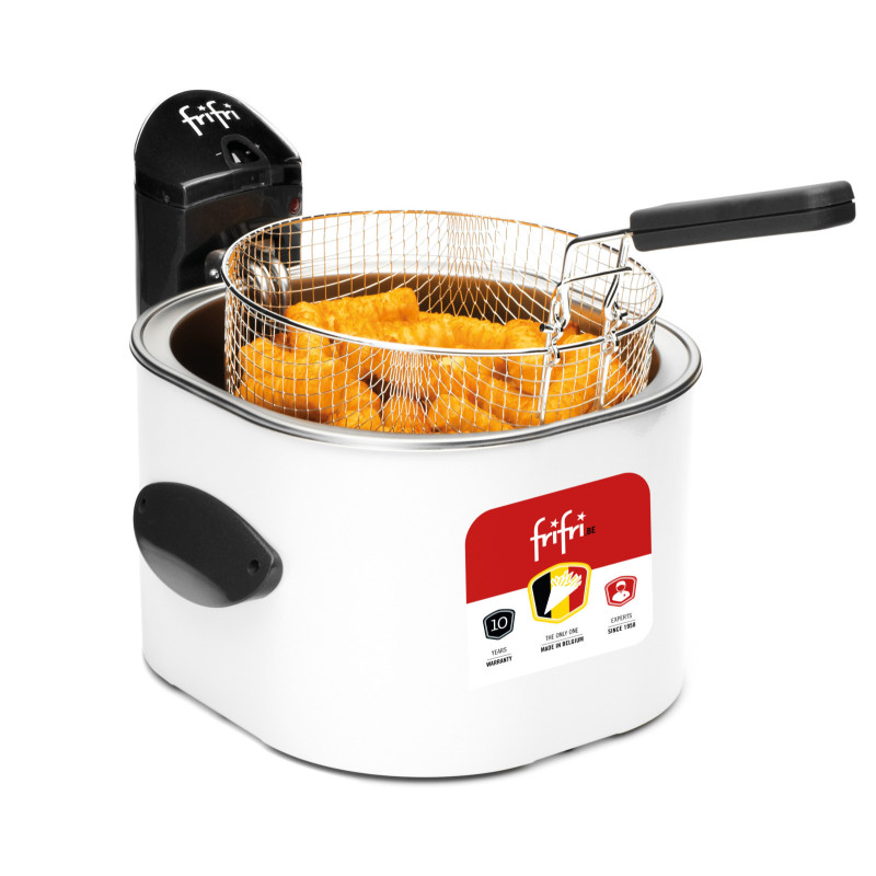 Frifri 1528 friteuse Enkel 4 l Vrijstaand 3200 W Frituurpan Grijs, Wit
