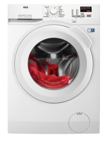 AEG Series 6000 LF61R840 machine à laver Charge avant 8 kg 1400 tr min A Blanc
