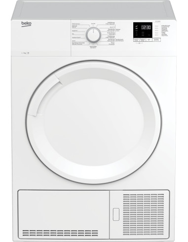 Beko DC7230BX1 sèche-linge Pose libre Charge avant 7 kg B Blanc