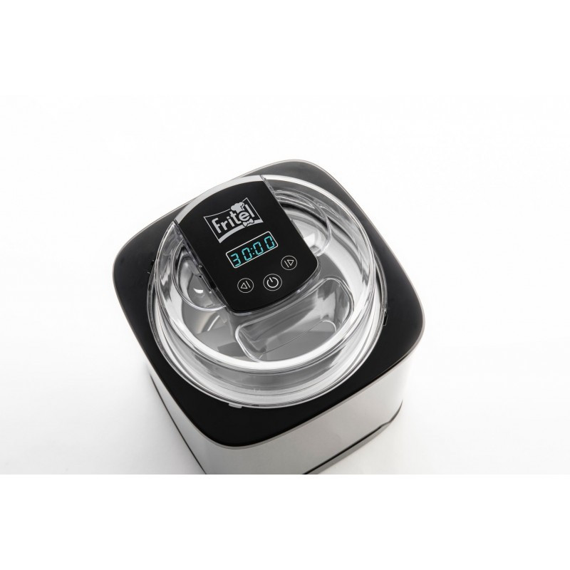 Fritel IM1252 ijsmachine Milkshakemaker 2 l 12 W Zwart, Roestvrijstaal