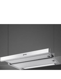 Smeg KSET6XE2 afzuigkap Inbouw Zilver 500 m³ uur D