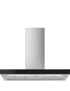 Smeg KBT9L4VN hotte Monté au mur Acier inoxydable 453 m³ h A