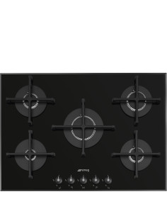 Smeg PV175B3 kookplaat Zwart Ingebouwd 70 cm Gaskookplaat 5 zone(s)