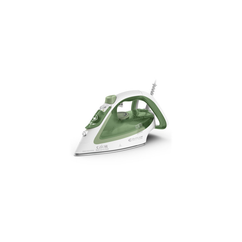 Calor Easygliss Eco Droog- & stoomstrijkijzer Durilium AirGlide soleplate 2800 W Groen, Wit