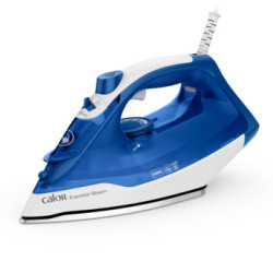 Calor Express Droog- & stoomstrijkijzer Keramische zoolplaat 2400 W Blauw, Wit