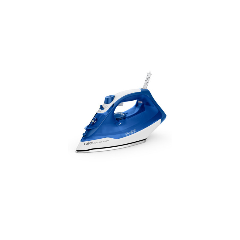 Calor Express Droog- & stoomstrijkijzer Keramische zoolplaat 2400 W Blauw, Wit