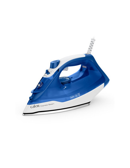 Calor Express Droog- & stoomstrijkijzer Keramische zoolplaat 2400 W Blauw, Wit