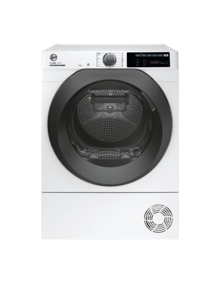 Hoover H-DRY 500 NDE C8TBBEX-S wasdroger Vrijstaand Voorbelading 8 kg B Zwart, Wit