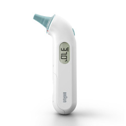 Braun ThermoScan 3 Contact Blanc Oreille