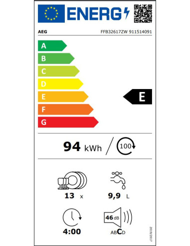 AEG FFB32617ZW