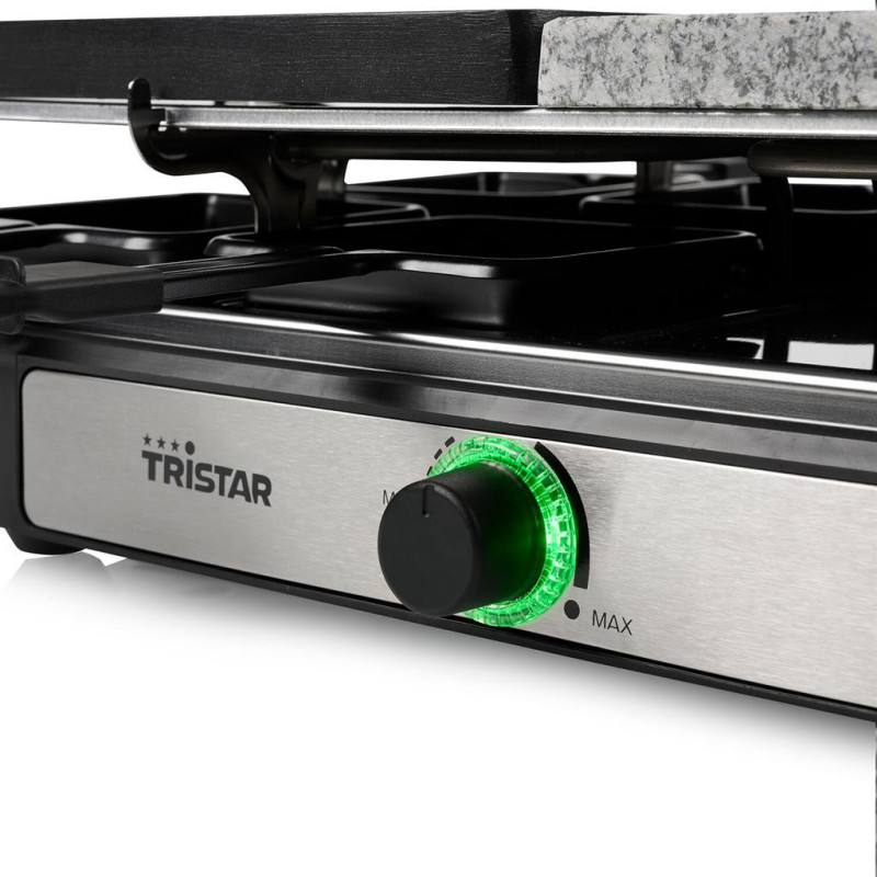 Tristar RA-2747 raclette 8 persoon personen 1400 W Zwart
