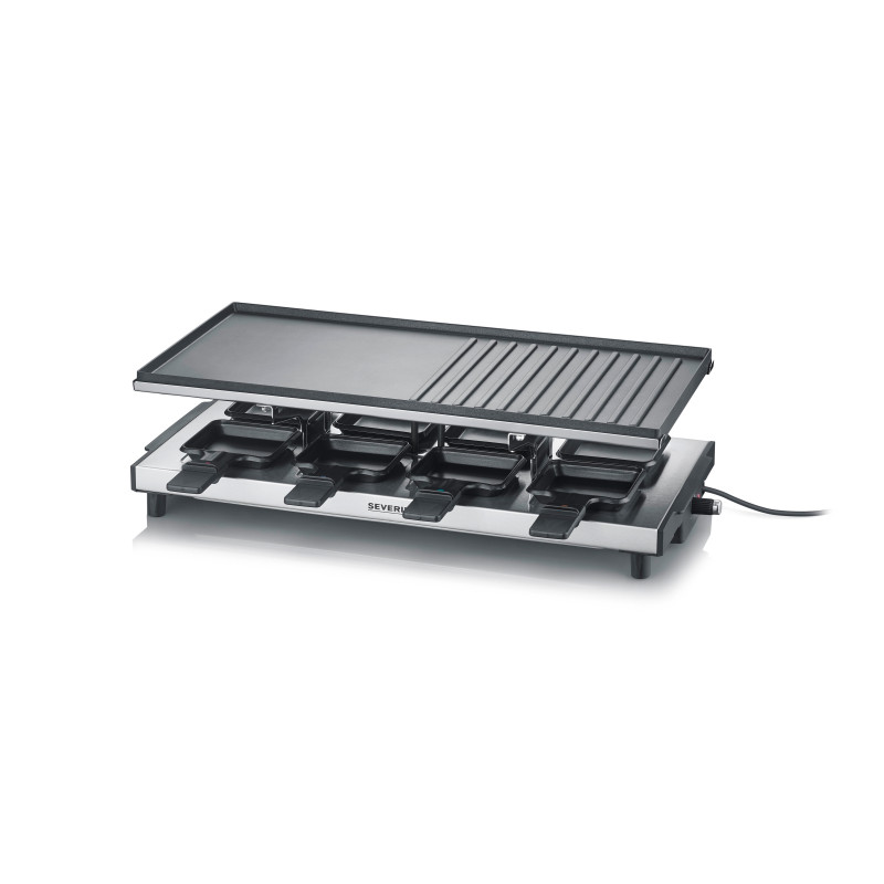 Severin RG 2375 raclette 1700 W Zwart, Roestvrijstaal