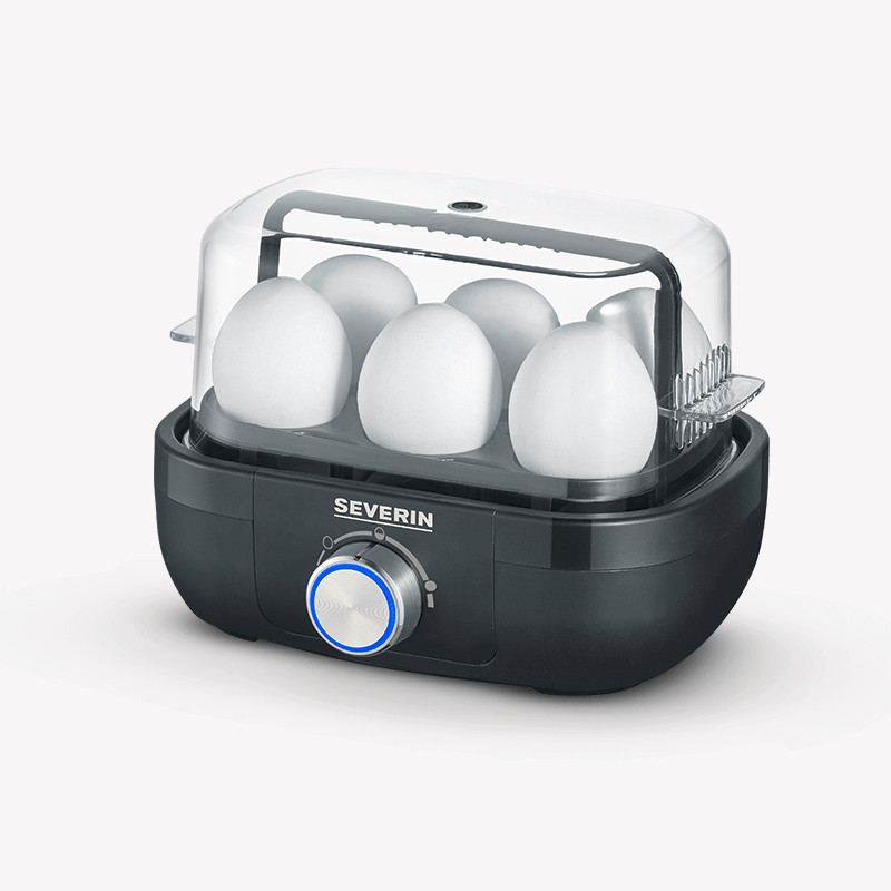 Severin EK 3166 6 œufs 420 W Noir