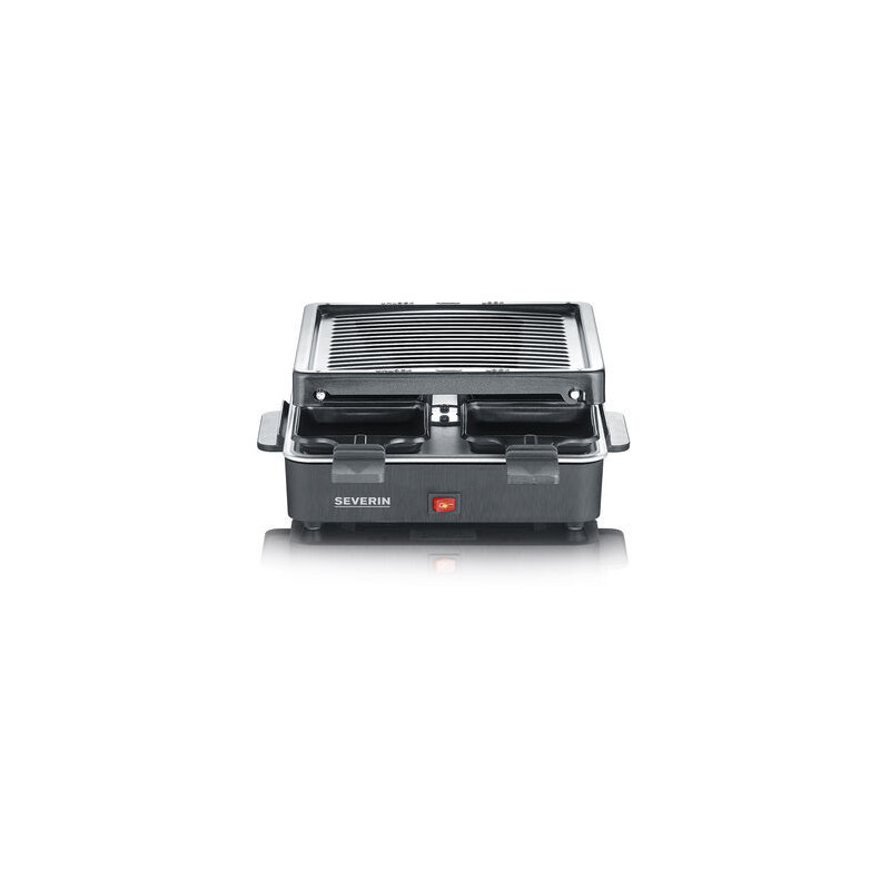 Severin RG 2370 raclette 4 persoon personen 600 W Zwart