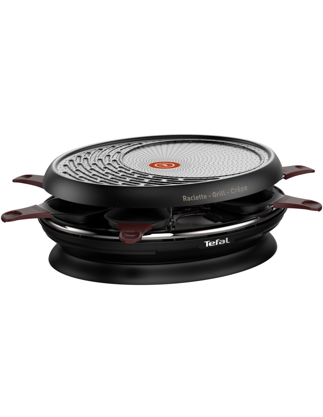 Raclette Tefal appareil à Raclette 6 en 1 pour 6 personnes 850W noir