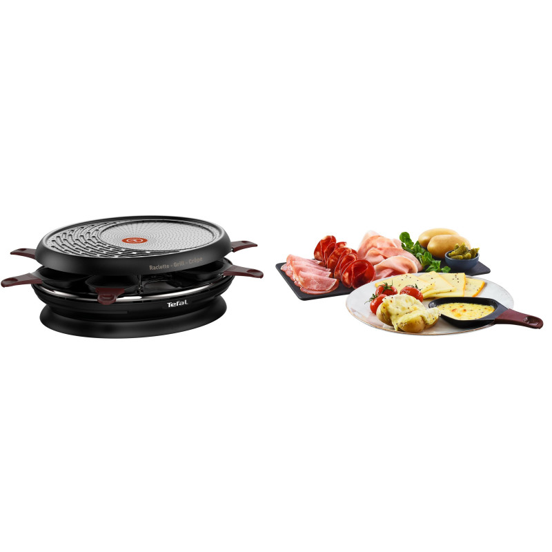 Tefal Store'Inn RE320812 raclette 8 personne(s) 1050 W Noir