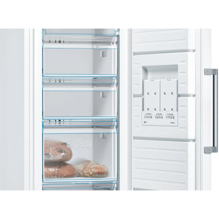 Bosch Serie 4 GSN36CWEV congélateur Congélateur vertical Pose libre 242 L E Blanc