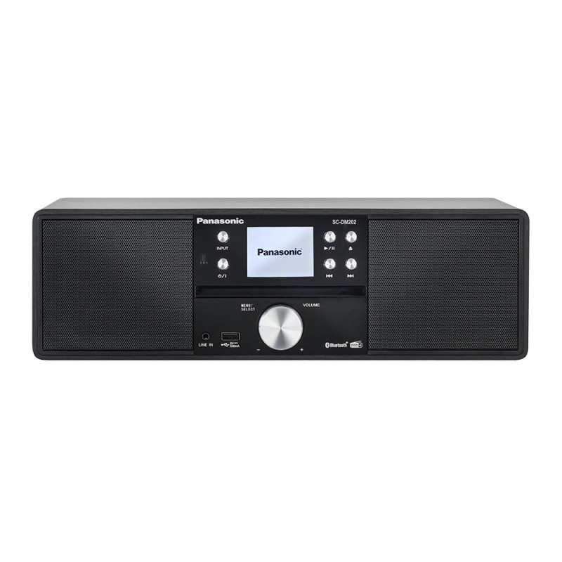 Panasonic HiFi Micro Anlage DAB+ SC-DM202EG-K schwarz mit Bluetooth Home audio-microsysteem 24 W Zwart