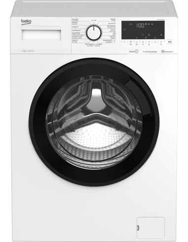 Beko WTV9716XBWST machine à laver Charge avant 9 kg 1400 tr min Blanc