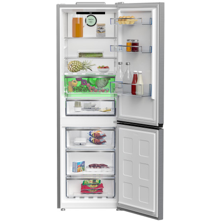 Beko B5RCNE365LXB réfrigérateur-congélateur Pose libre 316 L D Métallique