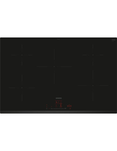 Siemens iQ100 EH831HVB1E plaque Noir Intégré 80 cm Plaque avec zone à induction 5 zone(s)