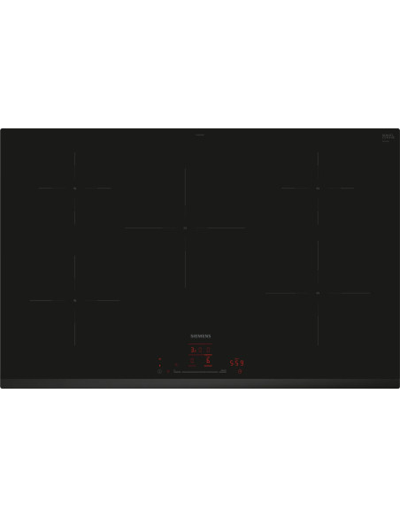 Siemens iQ100 EH831HVB1E kookplaat Zwart Ingebouwd 80 cm Inductiekookplaat zones 5 zone(s)