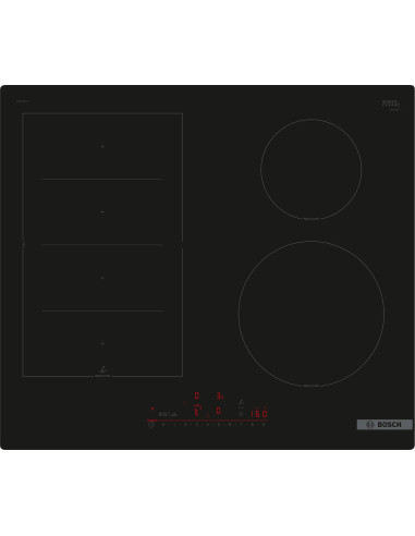 Bosch Serie 6 PIX61RHC1E kookplaat Zwart Ingebouwd 60 cm Inductiekookplaat zones 4 zone(s)