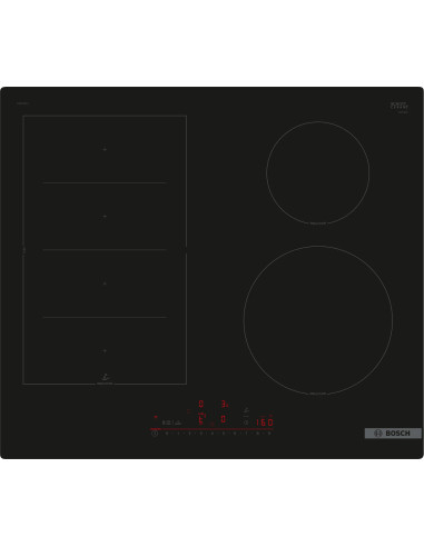 Bosch Serie 6 PIX61RHC1E plaque Noir Intégré 60 cm Plaque avec zone à induction 4 zone(s)