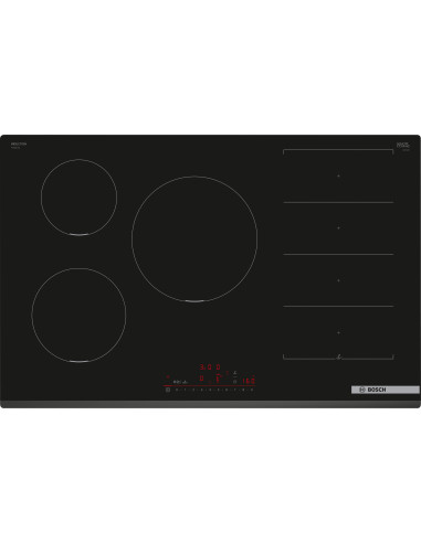 Bosch Serie 6 PXV831HC1E plaque Noir Intégré 80 cm Plaque avec zone à induction 5 zone(s)