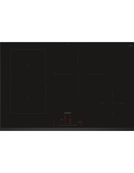 Siemens iQ500 ED851HSB1E kookplaat Zwart Ingebouwd 80 cm Inductiekookplaat zones 4 zone(s)